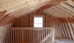 Colonial Barns | Fully Lofted Shed Garage thumbnail
