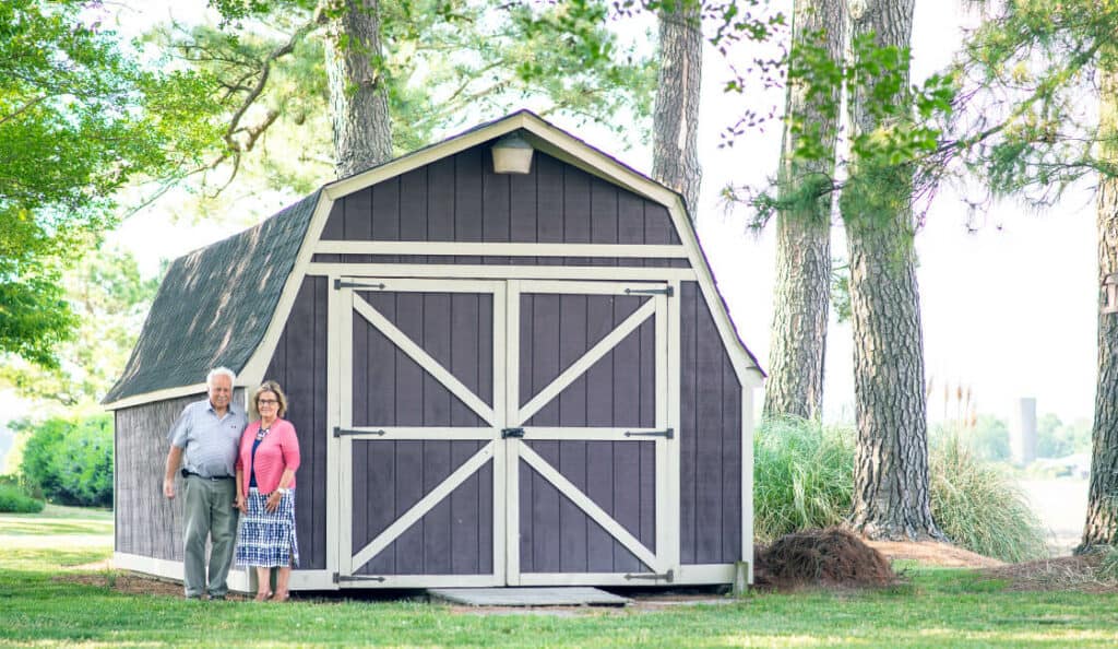 Short Wall Barn Style Shed
